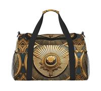 Sun Old Egyptian Timeless Grace Weekender Overnight Bolsa de mano, para mujeres y hombres, perfecta para viajeros frecuentes, Black, Talla única