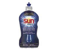 SUN - Optimum líquido de aclarado de secado - Booster secado y brillo - fórmula enriquecida con agentes de brillo - vajilla 6 más seca - 450 ml
