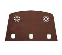 Sun Pad Flannel Interior Heat Insulation Sun Shade Mat for from 2017 to 2023 and from 2021 to 2023 Blocks Sun Heat Protects Dashboard Reduces Fits Perfectly Easy to Install (Brown)
