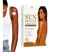 Sun Patch, Sunless Hydrating Bronzing Tan Supplies, Beaching 7 piezas, adhesivo para el cuerpo, con construcción estable, solución robusta para adultos, mujeres, hombres, exteriores, casa, viajes