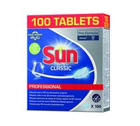Sun Professional Pastillas cítricas para lavavajillas (100 tabletas, concentradas, Classic CO:NL)