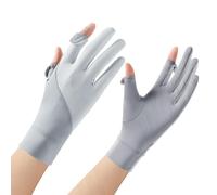 Sun Protection Gloves, Non Slip Thin Sleeve, 8.78x3.31 Inches Summer Glove with Touchscreen Feature, Durable Nylon Gloves, Sun Glove with Lightweight Design, Outdoor Accessory for Travel Golf