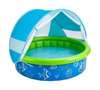 Sun Protection Spacious Space-Saving Kids Pool Canopy Splash Pad Center