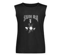 Sun Ra Portrait Camiseta sin mangas para hombre, de algodón, color negro, Negro , M