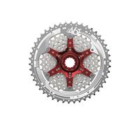 SUN RACE CSMS3 10-Speed Cassette 11-46T. Metallic, Adultos Unisex, Plateado, EST