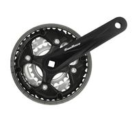 SunRace Juego de bielas FCM500 42/34/24T 7/8 velocidades 170 mm con cubrecadena Multicolor