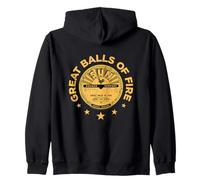 Sun Records Jerry Lee Lewis Great Balls of Fire Sudadera con Capucha