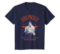 Sun Records X Elvis Presley Eso Está Bien Camiseta, Niños, Azul Marino, 4 años