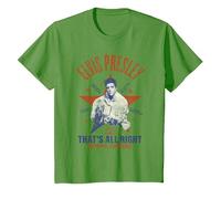 Sun Records X Elvis Presley Eso Está Bien Camiseta, Niños, Hierba, 10 años