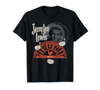 Sun Records X Jerry Lee Lewis - Retrato circular envejecido Camiseta