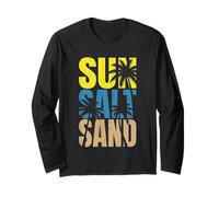 Sun Salt Sand - Viaje Familiar a la Playa Palmeras Playa de Vacaciones Manga Larga