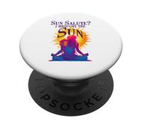 Sun Salute I Brought The Sun PopSockets PopGrip Adhesivo