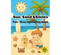 Sun, Sand & Smiles: Fun-Easy Coloring Book