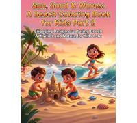 Sun, Sand & Waves: A Beach Coloring Book for Kids Paert 2