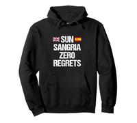 Sun Sangria Zero Regrets - Funny British Expat Spanish Sudadera con Capucha