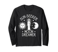 Sun Seeker Moon Dreamer Astral Witchy Mystic Vintage Manga Larga