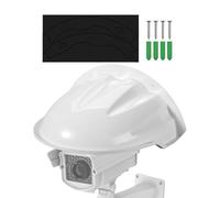 Sun Shade Cover, Rain Guard for Camera, Security Shield Protector, Easy-Install Weather Hood, UV Waterproof Canopy, Perfect for Ev Charging Pile, Garden School Parking Lot Use, White Black