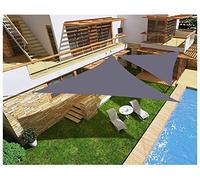 Sun Shade Sail Canopy Thick Polyester Canvas Garden, Terrace, Swimming Pool Sun Shadow Canvas, carport Shade Sails, Triangles