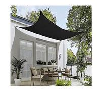 Sun Shade Sail Rectangle Canopy 98% UV Block Awning Cover Sunscreen Waterproof Sunshade Cloth for Outdoor Patio Lawn Garden Yard, Black 2x3m/3x5m/4x6m