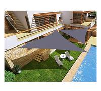 Sun Shade Sail Terrace for Outdoor Garden Pool carport, Sun Awning Solar Sail with Ropes,