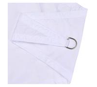 Sun Shade Sail Triangle Waterproof tarp for Swimming Pool Garden Terrace awnings, Shade Sails, White