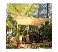 Sun Shade Sail Waterproof Shade Sails Canopy Rectangle 98% UV-Block Waterproof Pergola Awnings, for Outdoor Summer Cool Party Beach Parking Lots Patio, Sand Color