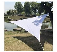 Sun Shade Sail White Triangle Shade Sails Waterproof tarp for Swimming Pool Garden Terrace Awning