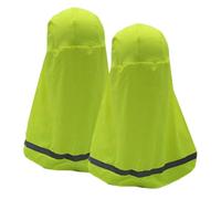 Sun Shield for Hard Hat - 2PCS Neck Protector with Reflective Band | Lightweight Quick-Drying Helmet Cover for Outdoor Labor, Yard Work, Farming, Hiking, Industrial Safety Headgear Sunshade