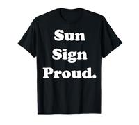 Sun Sign Proud Horoscope Astrology Text Camiseta