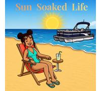 Sun Soaked Life: Cute and Relaxing Summer Scenes with Beach Fashion and Tropical Treats for Teens and Adults
