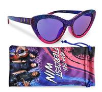Sun-Staches Evie Descendants - Gafas de sol para niños, elegantes, cómodas y duraderas, con protección UV, con funda de transporte suave, producto oficial de Disney Descendants Rise of Red