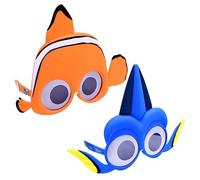 Sun-Staches Gafas de sol para disfraz de Buscando a Dory, Nemo, Dory o Hank, Paquete de 2 Nemo/Dory, Estandar