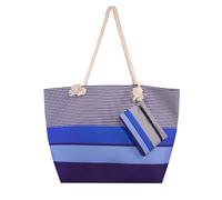 SUN&SURF Bolso estampado de playa con monedero. Azul Variante única