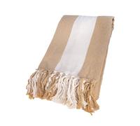 SUN & SURF Gran Foulard de Playa XXL Modelo C 210x240cm | 100% Algodón Reciclado Manta Picnic Ideal para Gran extensión Playa, Montaña y Multiusos Mascotas