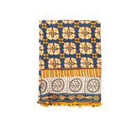 SUN & SURF Pareo con Rizo Estampado India Tendencia Moda 90X170CM Doble Textura - Toalla Resistente Playa Sol y Piscina