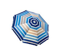 SUN & SURF Sombrilla de Playa Premium con Ventilación 180 cm Mástil Inclinable Punta Twister y Junta de Doble Seguridad UPF 50+ UV