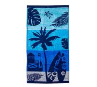 SUN&SURF Toalla de playa velours jacquard 100% algodón. Multicolor Variante única