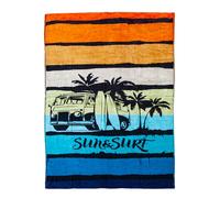 SUN&SURF Toalla de playa velours jacquard 100% algodón. Multicolor Variante única