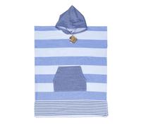 SUN & SURF Toalla Poncho con Capucha para Surf. Ponchos Playa Piscina. Toalla de Poncho con Bolsillo Albornoz de Baño Súper Suave. Poncho Surf (Royal Marino)