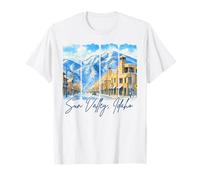 Sun Valley Idaho Pincelada Viajera Sun Valley Souvenir Camiseta