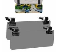 Sun Visor Extender For Car,Universal Adjustable Car Sun Visor,Anti-Glare Polarized Suns Visors Easy To Install,Double-Clip,Anti-Glare Lens Blocks UV & Sunlight，2pcs