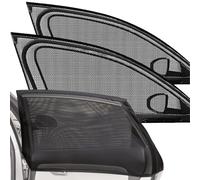 Sun Visor For Car Side Window - Mesh 56x56cm 2 Pcs | Car Window Shades, Transparent Sunshade Protector | Mesh Side Sun Shade Rear Cover For UV Protection Privacy Driving Use