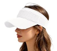 Sun Visor Hat | Wide Brim Breathable Quick Dry Sun Protection Visors Cap | Adjustable Womens Summer Suns Visor Hat | Lightweight UV Shielding Sports Cap | Sweat Absorbent Outdoor Sunshade Hats For