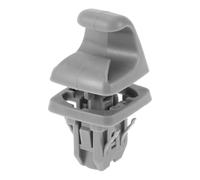 Sun Visor Holder Clip for Toyota Corolla 6th Generation Camry, Corolla, Evoque, Highlander, Prado, Land Cruiser Sun Visor Retainer Clip Hook Plastic 1 Pc (Gray)