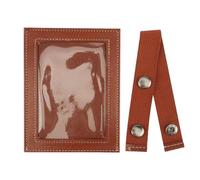 Sun Visor Photos Frame For Car - Leather Auto Picture Holder | Universal Car Visors Photo Sleeve, Father's Day& Birthdays - Stylish Interior Decor,Frames For Automotive Interiors