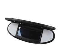 Sun Visor Vanity Mirror Cubierta Clear Vision Easy Installation 51167361833 para R55 R56 R57 R58 R59 R60 R61 2007 a 2014 (negro)