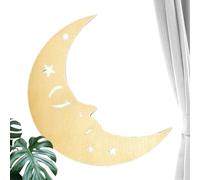 Sun Wall Art - Celestial Face Decor, Wooden Hanging Ornament, Multipurpose Rustic Hollow Out Sculpture | Elegant Home Decoration Creating Warm Artistic Atmosphere Indoor Outdoor Areas for Bedroom