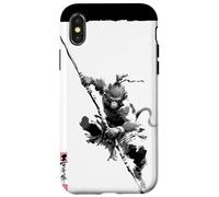 Sun Wukong El Rey Mono Mitología China Arte Vintage Carcasa para iPhone X/XS