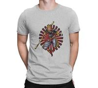 Sun Wukong Men T-Shirt The Monkey King T Shirt Grey S