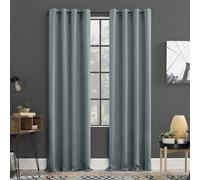 Sun Zero Soho - Juego de 2 Paneles de Cortinas Opacas con Ojales para eficiencia energética, 137 x 213 cm, Color Mineral